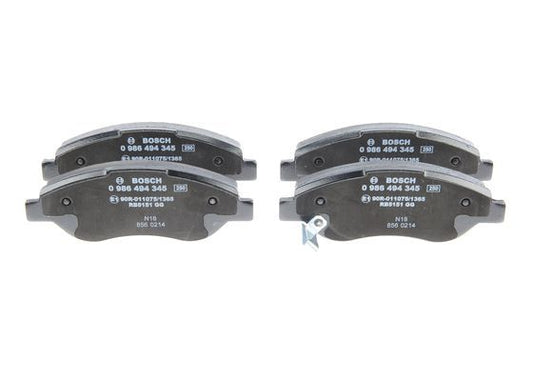 BOSCH 0986494345 Disc Brake Pad Set Front Fits Opel Corsa Vauxhall Corsa