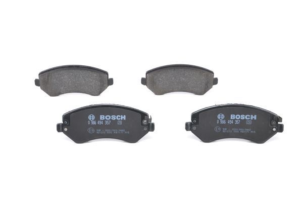 BOSCH 0986494357 Disc Brake Pad Set Front Low-Metallic Fits Chrysler Dodge Jeep