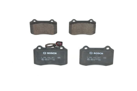 BOSCH 0986494367 Disc Brake Pad Set Front Low-Metallic Fits Seat Leon Toledo