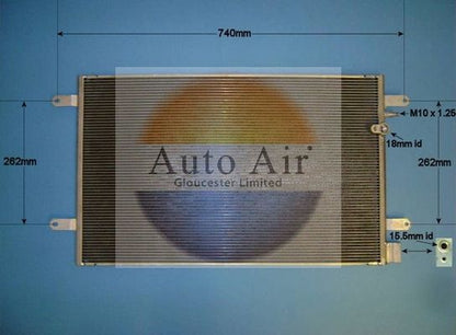 Auto Air 16-1320 A/C Air Con Condenser Air Conditioning Fits Audi A6 A6 Allroad