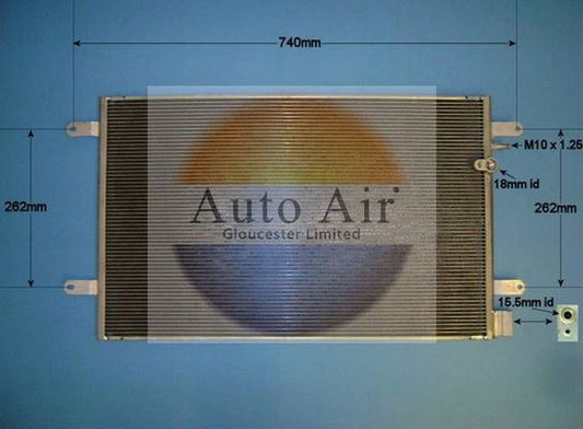 Auto Air 16-1320 A/C Air Con Condenser Air Conditioning Fits Audi A6 A6 Allroad