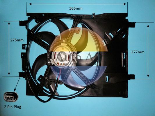 AUTO AIR 05-1647 Radiator Fan Electric Motor Centre Fits Vauxhall Corsa