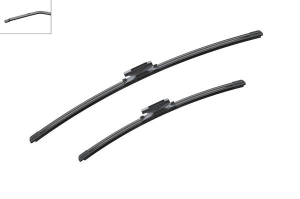 2 x BOSCH A427S Wiper Blades (Pair) Fits Citroen Fiat Opel Peugeot Toyota