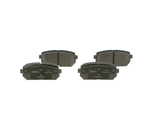 BOSCH 0986494400 Brake Pad Set For Disc Rear Low-Metallic Fits Kia Carens