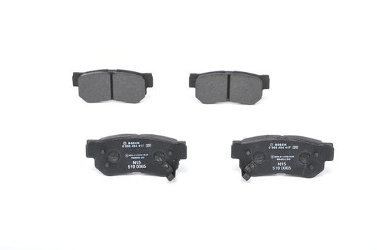 BOSCH 0986494417 Brake Pad Set For Disc Rear Low-Metallic Fits Hyundai Kia