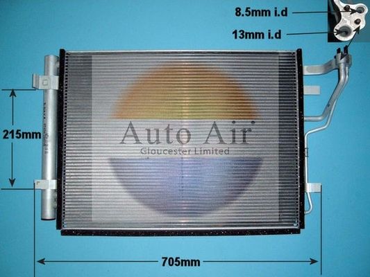 Auto Air 16-1096 Air Conditioning Condenser Fits Hyundai i30 Kia Cee'D Pro Cee'D
