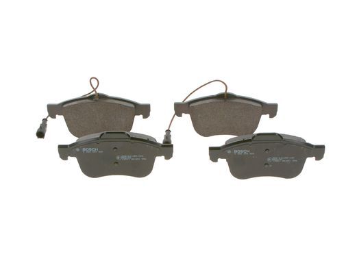 BOSCH 0986494465 Disc Brake Pad Set Front Low-Metallic Fits Alfa Romeo Giulietta