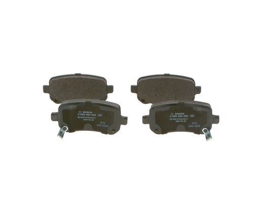 BOSCH 0986494496 Disc Brake Pad Set Rear Low-Metallic Fits Chrysler Dodge Fiat