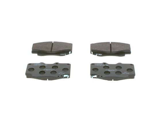 BOSCH 0986494497 Disc Brake Pad Set Front Low-Metallic Fits Toyota Hilux Vigo