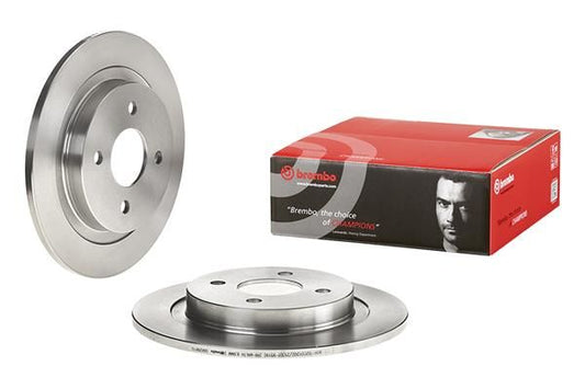 2x BREMBO 08.A288.10 Brake Disc Rear Solid Braking Fits Ford Sierra Panther Solo