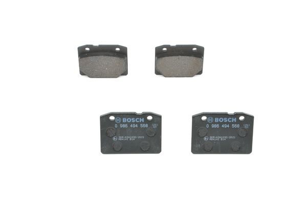 BOSCH 0986494568 Disc Brake Pad Set Front Fits Lada 1200-1600 Riva Toscana