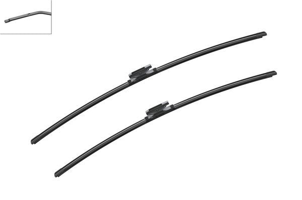 2 x BOSCH AEROTWIN A428S Flat Wiper Blades (Pair) 800/750mm Fits Citroen