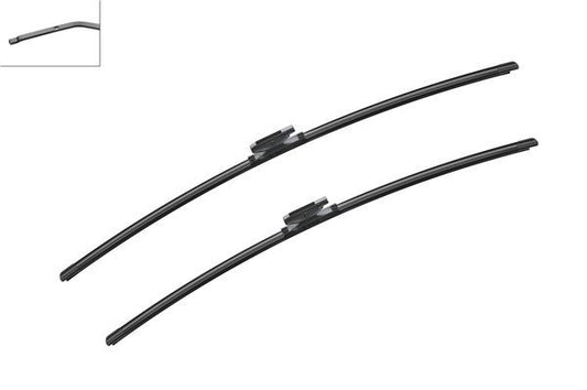 2 x BOSCH AEROTWIN A428S Flat Wiper Blades (Pair) 800/750mm Fits Citroen