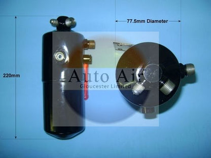 AUTO AIR 31-10002 Air Conditioning Receiver Dryer A/C Aluminium Replacement