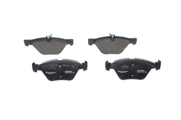 BOSCH 0986494729 Disc Brake Pad Set Front Low-Metallic For Mercedes-Benz E-Class