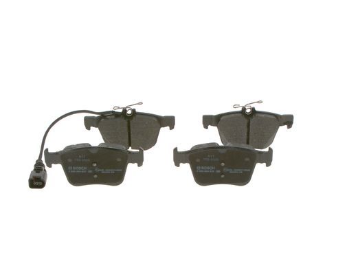 BOSCH 0986494835 Disc Brake Pad Set Rear Low-Metallic Fits Audi A3 Q3 TT