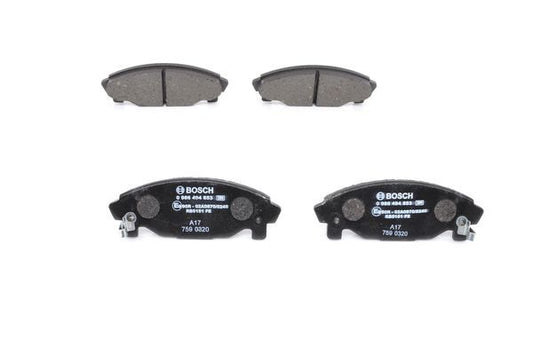 BOSCH 0986494853 Brake Pad Set For Disc Low-Metallic 45.3mm Height Fits DAIHATSU
