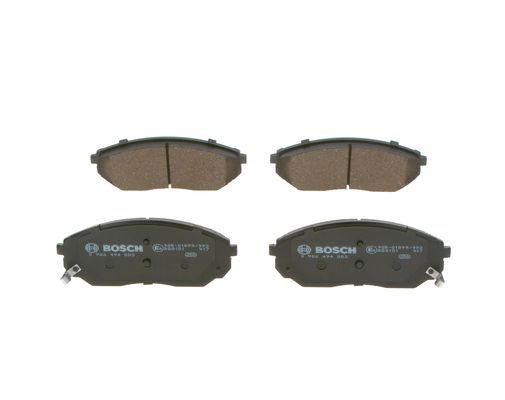 BOSCH 0986494883 Brake Pad Set Front Low-Metallic 59.1mm Height Fits Honda