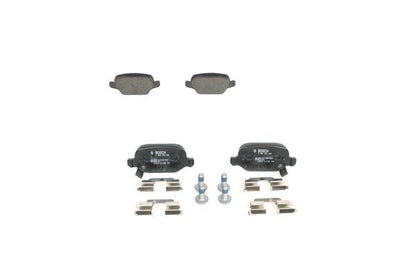 BOSCH 0986494935 Disc Brake Pad Set Rear Low-Metallic Fits Fiat Panda Panda Van