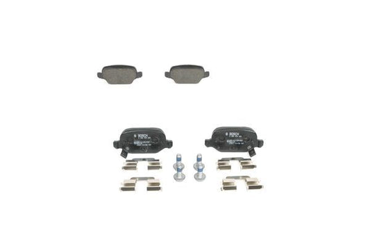 BOSCH 0986494935 Disc Brake Pad Set Rear Low-Metallic Fits Fiat Panda Panda Van