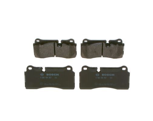 BOSCH 0986494957 Brake Pad Set Rear Low-Metallic 67mm Height Fits Audi R8