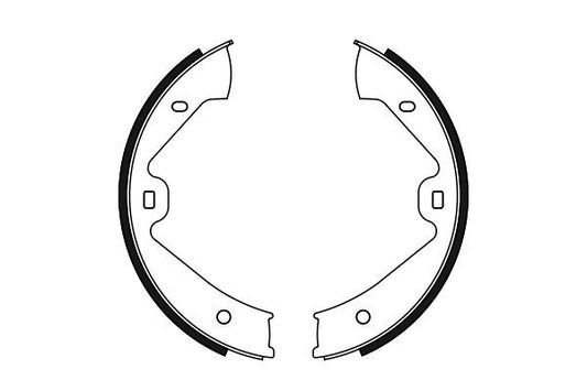 BOSCH 0986487755 Brake Shoe Set For Parking Brake Rear 30mm Width For VW Touareg