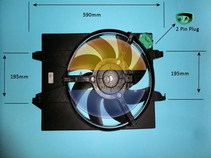 AUTO AIR 05-1246 Radiator Fan Electric Motor Centre Cooling Fits Ford Mazda