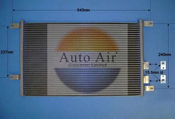 AUTO AIR 16-9736 Air Condenser A/C Air Conditioning Fits Alfa Romeo 147 156