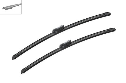 2 x BOSCH AEROTWIN A531S Flat Wiper Blades (Pair) 550/530mm Fits Audi Mercedes