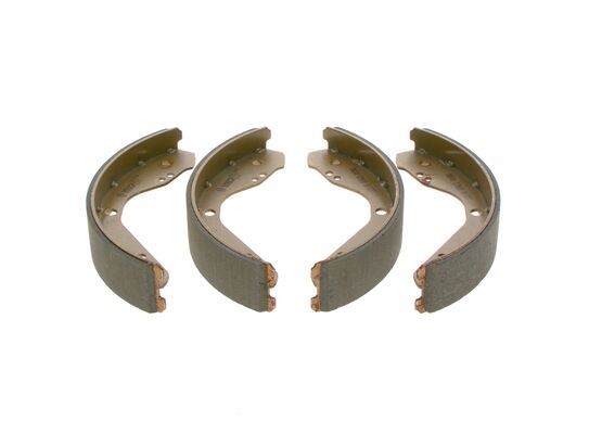 BOSCH 0986487386 Brake Shoe Set Front 46mm Width Braking System Fits VW Beetle