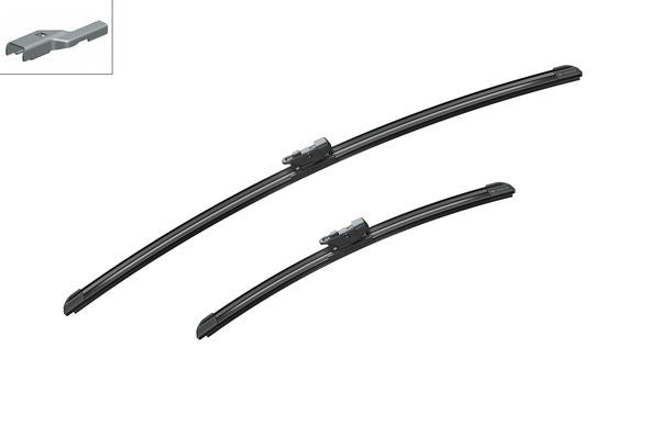 2 x BOSCH AEROTWIN A539S Flat Wiper Blades (Pair) 650/400mm Fits Toyota
