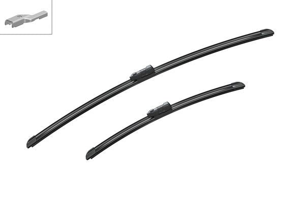 2 x BOSCH A544S Wiper Blades (Pair) Fits BMW Citroen Opel Peugeot Vauxhall