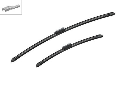 2 x BOSCH A544S Wiper Blades (Pair) Fits BMW Citroen Opel Peugeot Vauxhall
