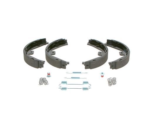 BOSCH 0986487752 Parking Brake Shoe Set Rear With Accessories Fits Mercedes-Benz