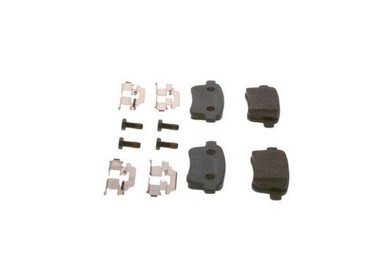 BOSCH 0986494331 Brake Pad Set For Disc Brake Rear 14.2mm Thickness Fits Renault