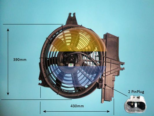 AUTO AIR 05-1425 Radiator Fan Electric Motor Centre Fits Hyundai Santa Fe