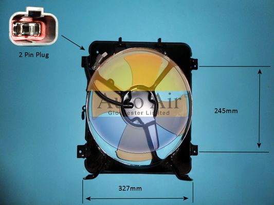 AUTO AIR 05-1402 Radiator Fan Electric Motor Centre Cooling Fits Honda Civic