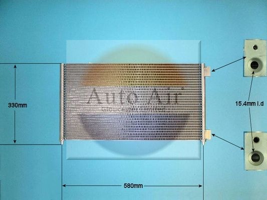 AUTO AIR 16-6197 Air Condenser A/C Air Conditioning Fits Fiat Doblo Punto
