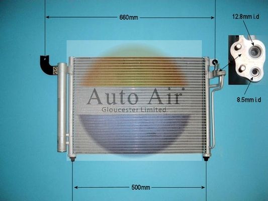AUTO AIR 16-1080 Air Conditioning Condenser A/C Air Con Replacement For Kia Rio