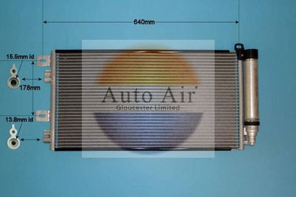 Auto Air 16-9728A A/C Air Con Condenser Air Conditioning Fits Mini Mini
