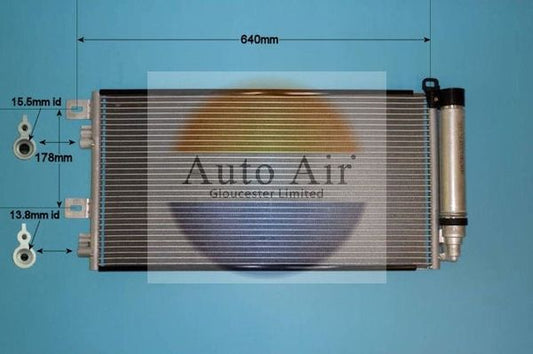 Auto Air 16-9728A A/C Air Con Condenser Air Conditioning Fits Mini Mini