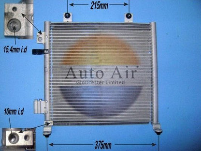 AUTO AIR 16-1292 Air Conditioning Condenser A/C Air Con For Suzuki Vauxhall