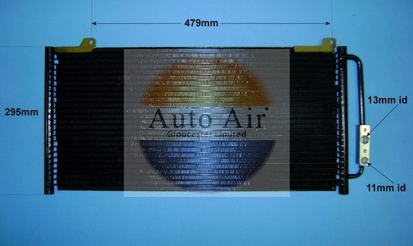 AUTO AIR 16-8893 Air Conditioning Condenser A/C Air Con Fits Honda MG Rover