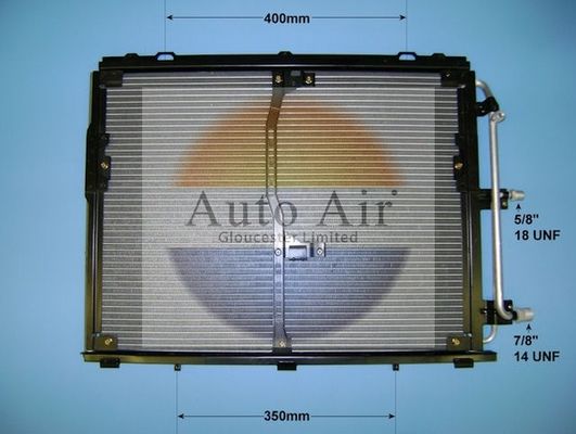 AUTO AIR 16-6582 Air Condenser A/C Air Conditioning Fits Mercedes-Benz S-Class