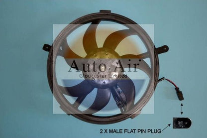 AUTO AIR 05-1056 Radiator Fan Electric Motor Centre Cooling System Fits Mini