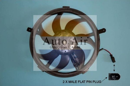 AUTO AIR 05-1056 Radiator Fan Electric Motor Centre Cooling System Fits Mini