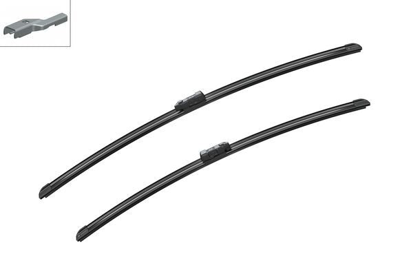 2 x BOSCH AEROTWIN A585S Flat Wiper Blades (Pair) 680/625mm Fits Opel Vauxhall