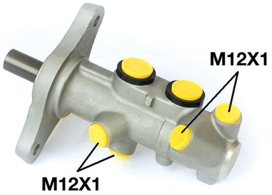 BOSCH 0986481008 Brake Master Cylinder Aluminium 4 Connectors Fits Audi A2