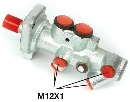 BOSCH 0986481022 Brake Master Cylinder Cast Iron 4 Connectors Fits Audi Seat VW