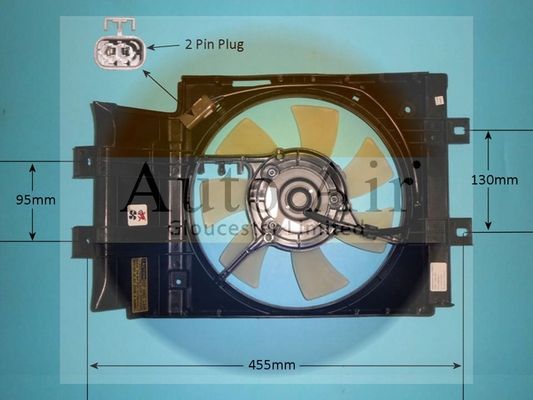 AUTO AIR 05-1188 Radiator Fan Electric Motor Centre Cooling Fits Nissan Micra